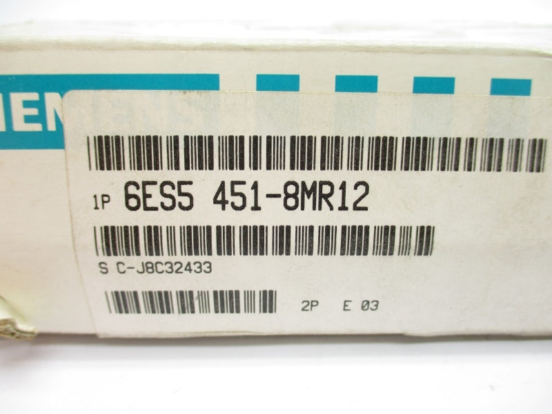 SIEMENS 6ES5451-8MR12 230VAC NSMP