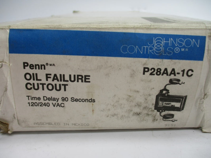 JOHNSON CONTROLS P28AA-1C 120/240VAC 10A 8/70PSI 90S NSMP