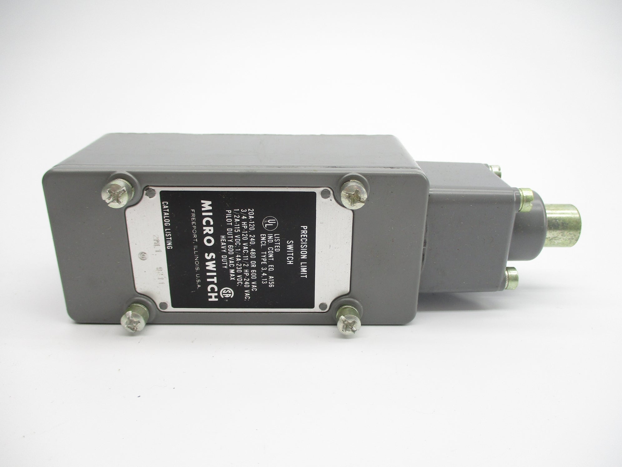MICRO SWITCH 2ML1 600VAC 20A (GRAY) NSMP