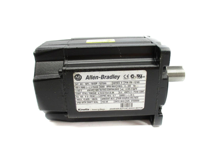 ALLEN BRADLEY MPL-B420P-SJ72AA SER. A 6.4A NSNP