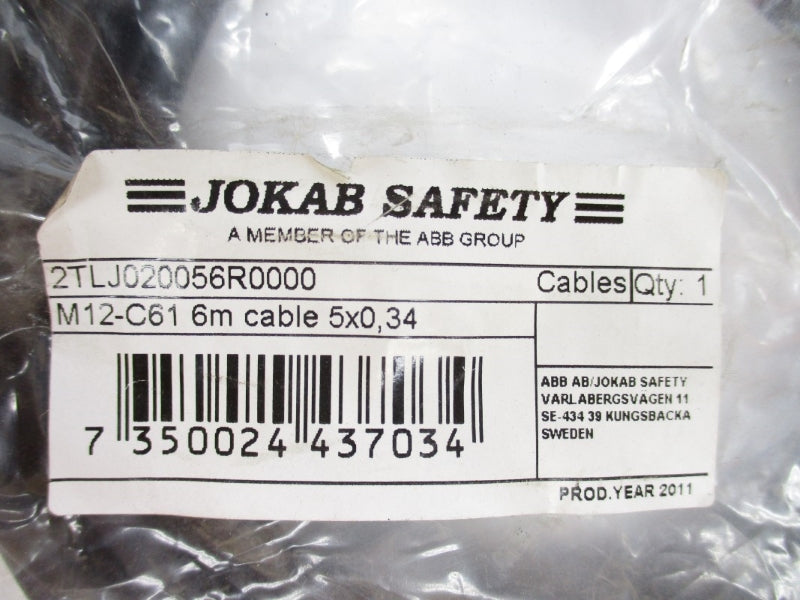 JOKAB SAFETY 2TLJ020056R0000 M12-C61 6M NSMP