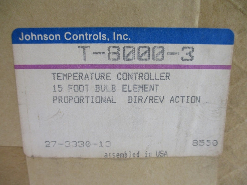 JOHNSON CONTROLS T-8000-3 NSMP