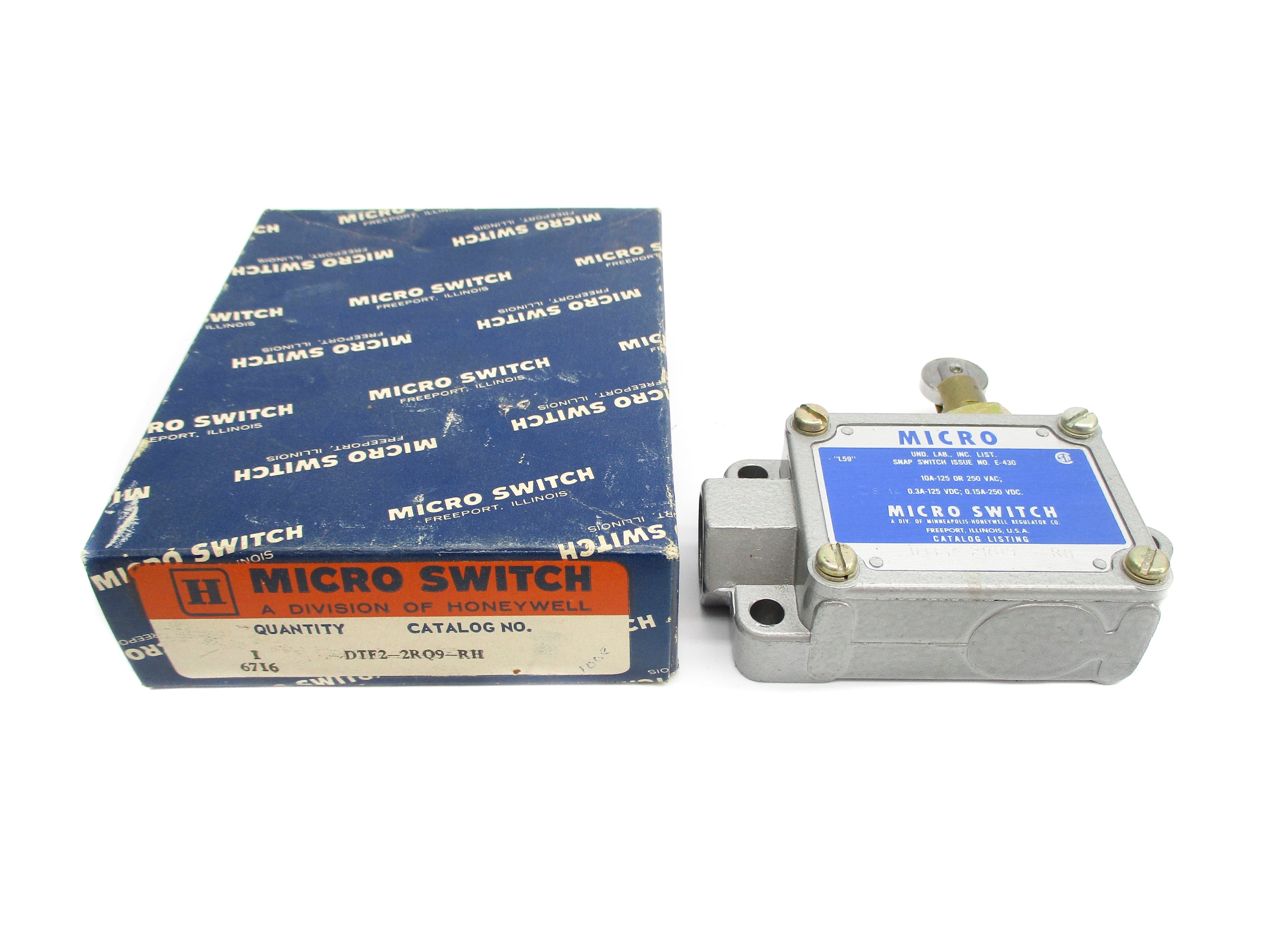 MICRO SWITCH DTF2-2RQ9-RH (GREY) NSMP