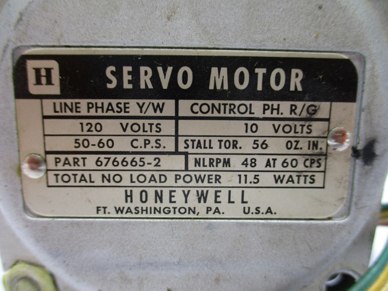 HONEYWELL 676665-2 120V UNMP