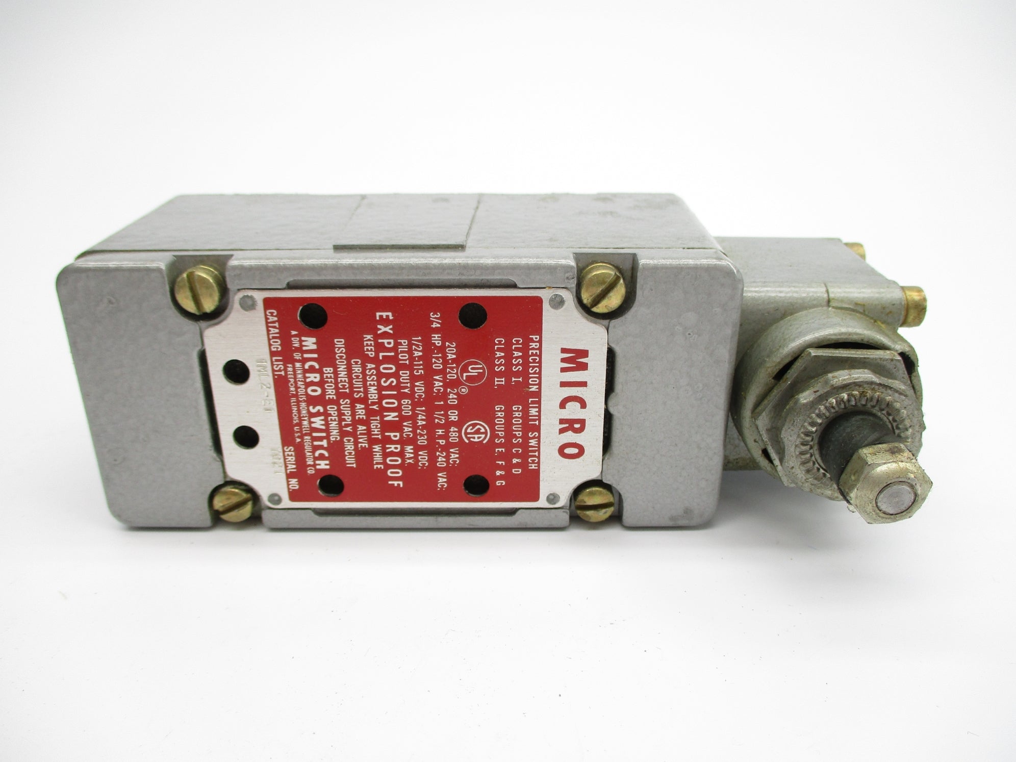 MICRO SWITCH 1ML2-E1 (GREY) NSMP