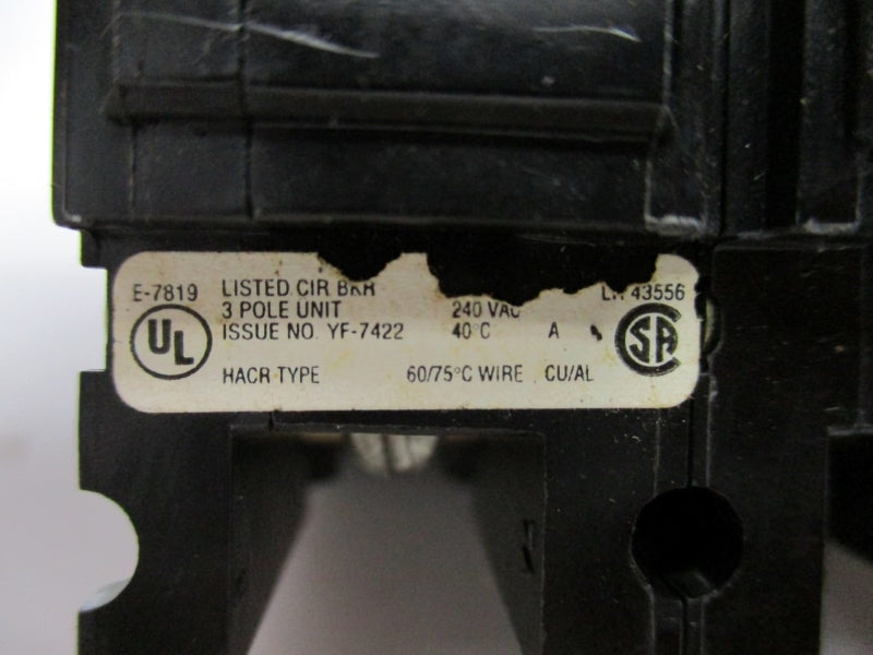 CUTLER HAMMER QC3050H 240VAC 50A UNMP