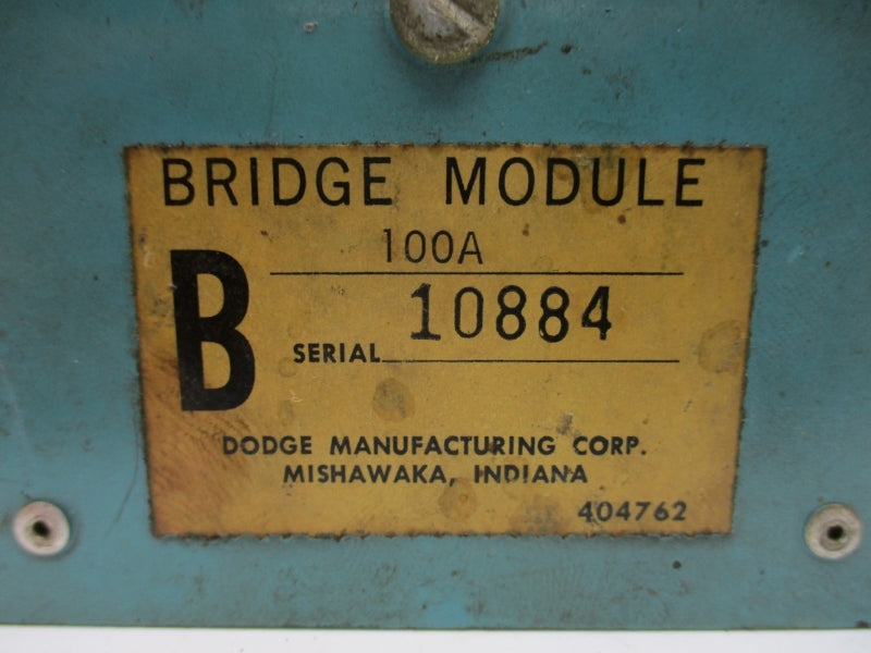 DODGE B100A 404762 UNMP