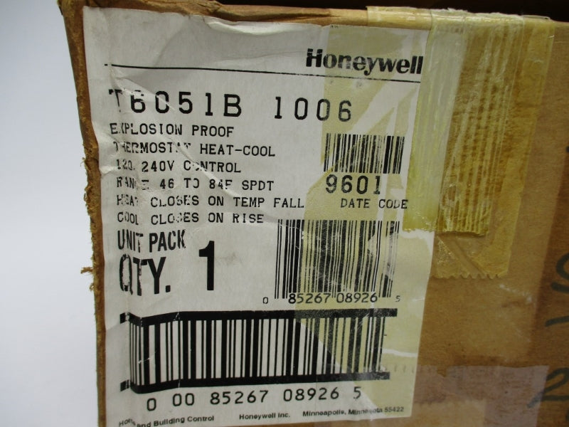 HONEYWELL T6051B1006 120/240VAC 16A 46'-84'F NSMP