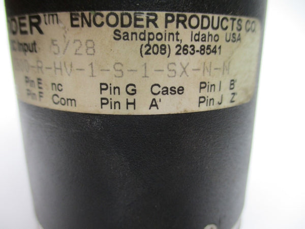 ACCU-CODER 725N-R-S-0300-R-HV-1-S-1-SX-N-N 5/28VDC UNMP