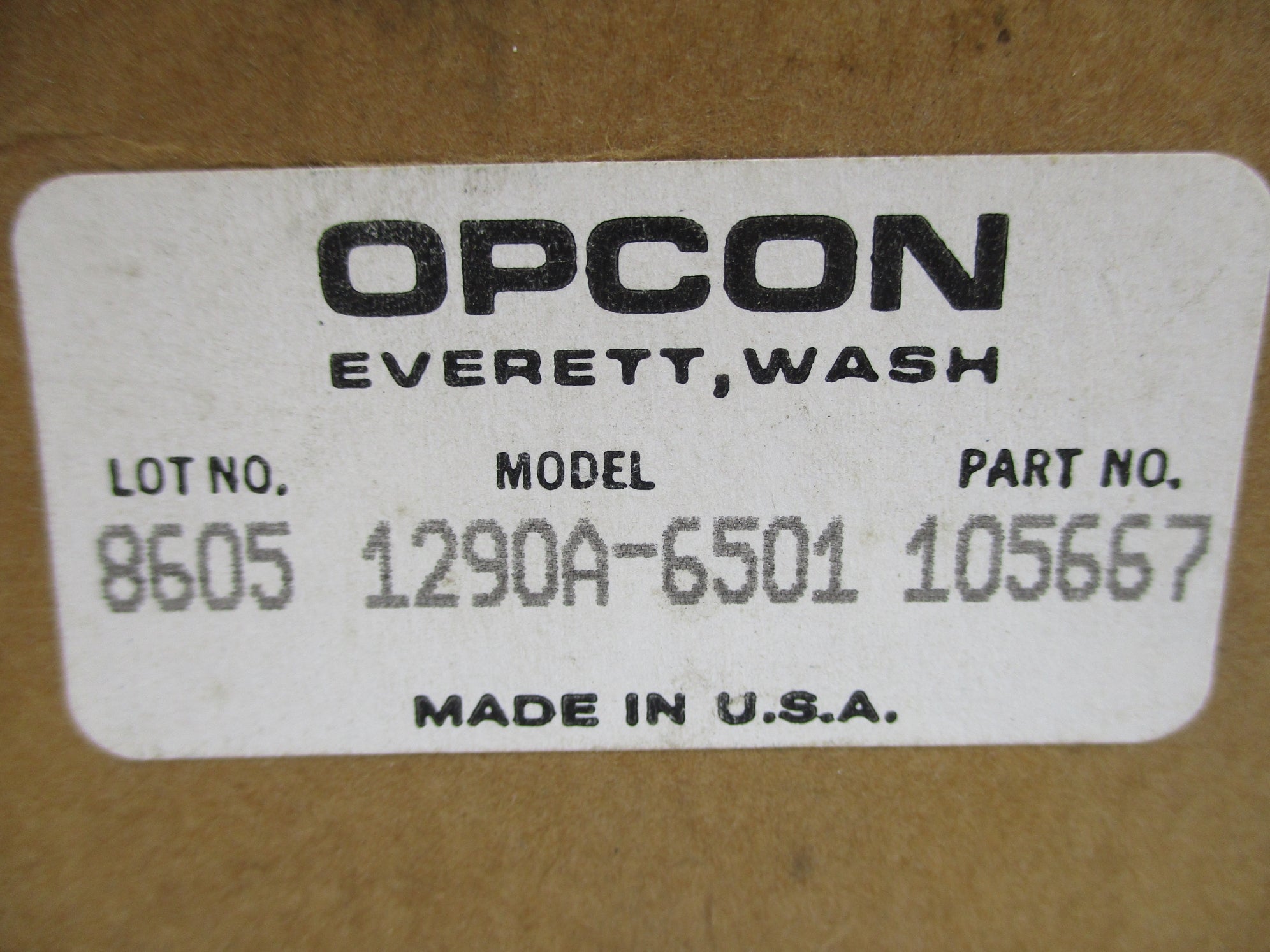OPCON 1290A-6501 105667 NSMP