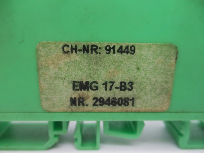 PHOENIX CONTACT EMG17-B3 2946081 UNMP