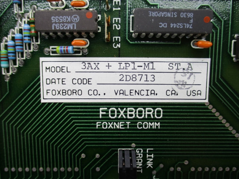 FOXBORO 3AX+LP1-M1 UNMP
