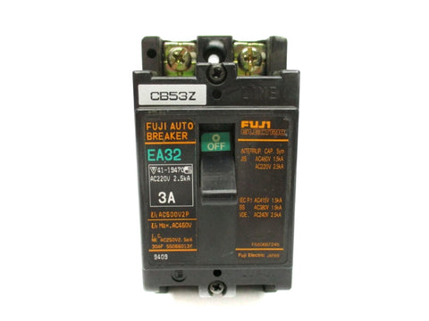 FUJI ELECTRIC EA32-3 460VAC 3A NSNP