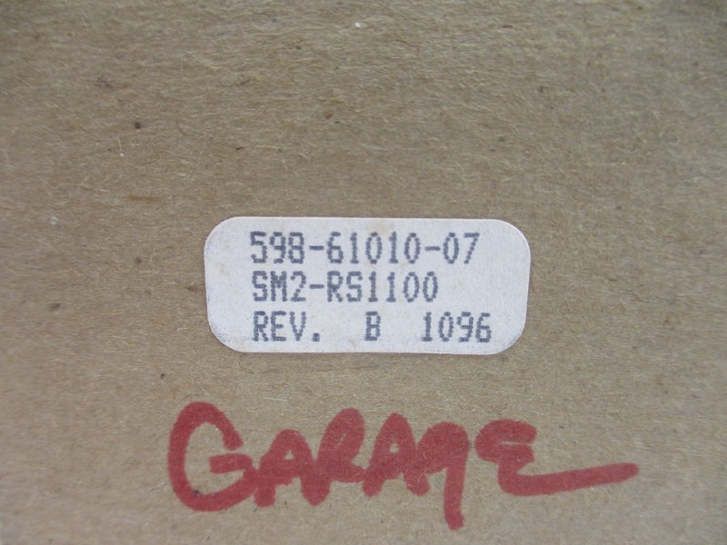 STAEFA CONTROL SYSTEM 598-61010-07 SM2-RS1100 NSMP
