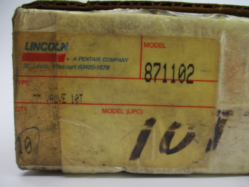 LINCOLN 871102 (PKG OF 10) NSMP