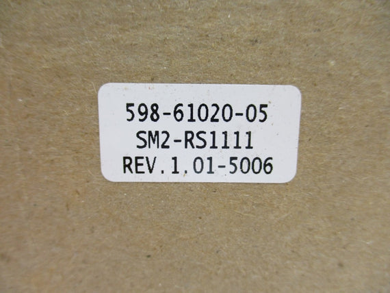 STAEFA CONTROL SYSTEM 598-61020-05 SM2-RS1111 NSMP