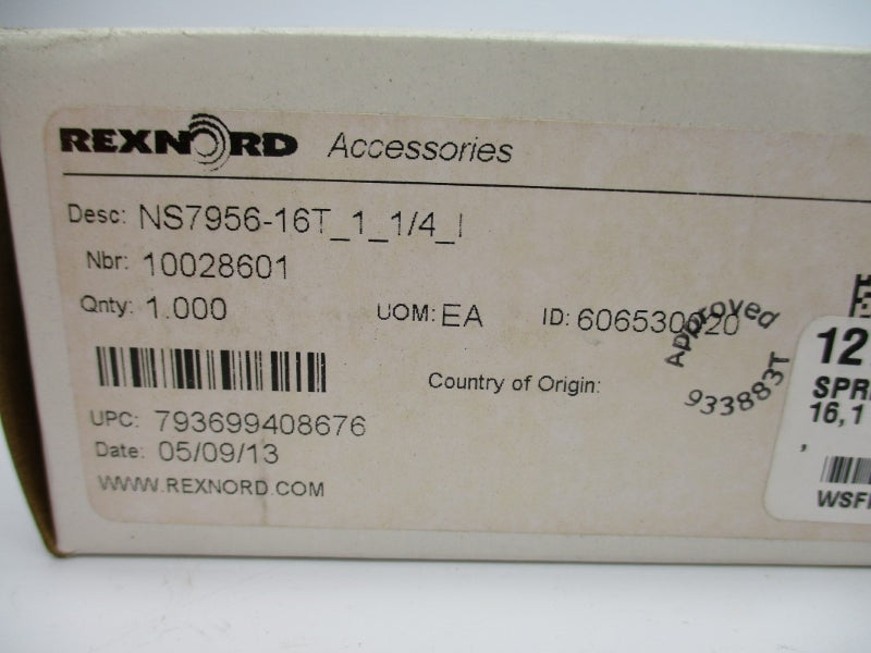 REXNORD NS7956-16T_1_1/4_I 10028601 NSMP
