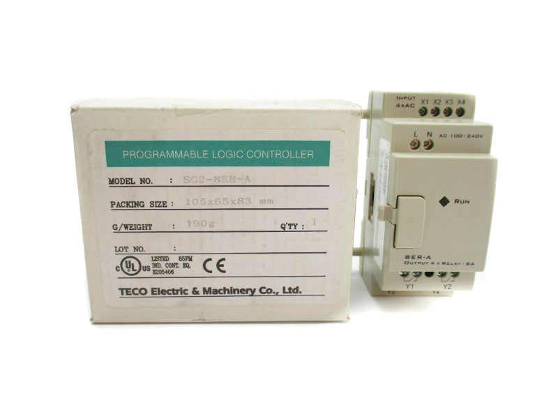 TECO ELECTRIC SG2-8ER-A 100-240VAC 8A NSMP