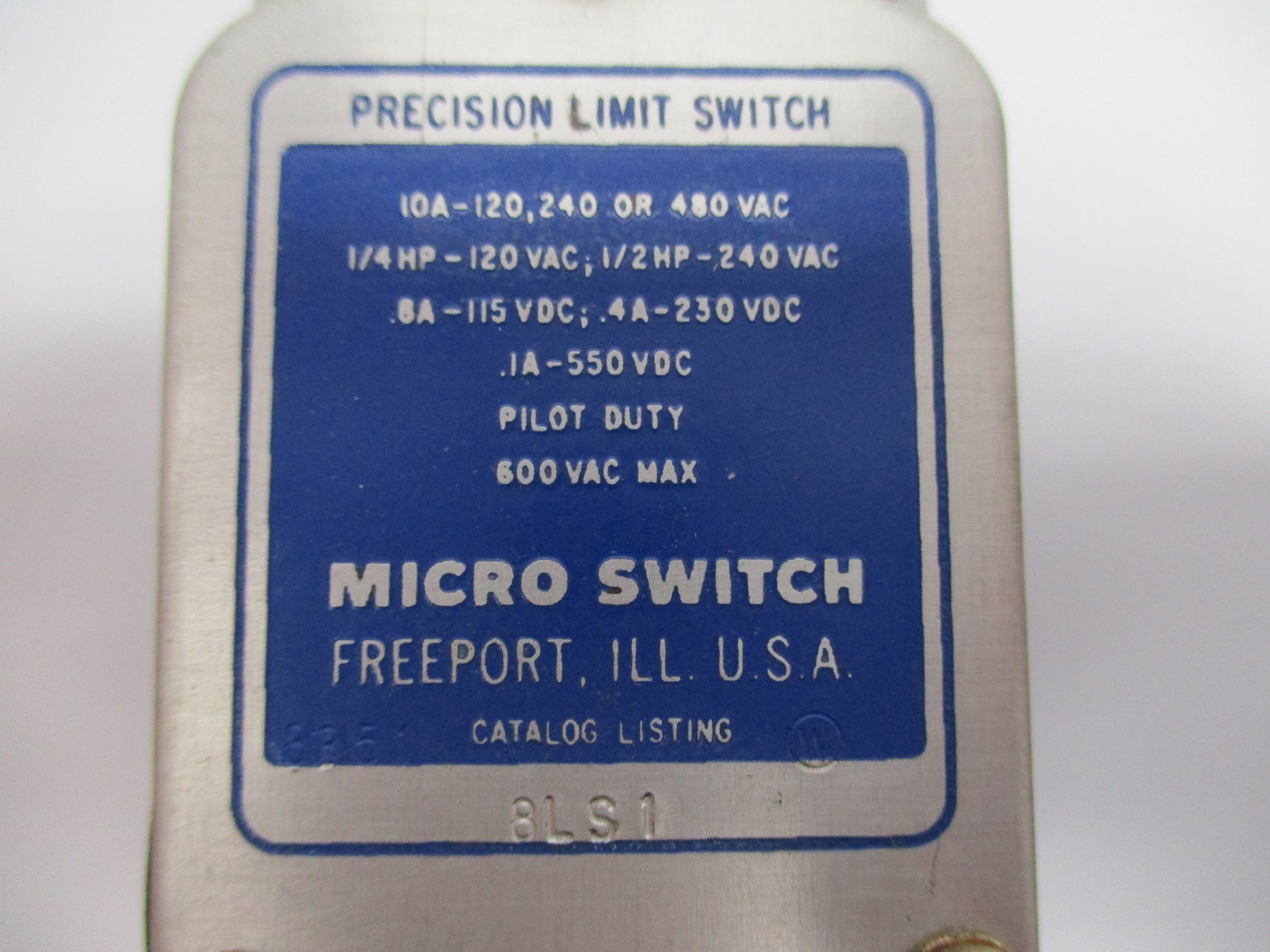 MICROSWITCH 8LS1 (GREY) NSNP