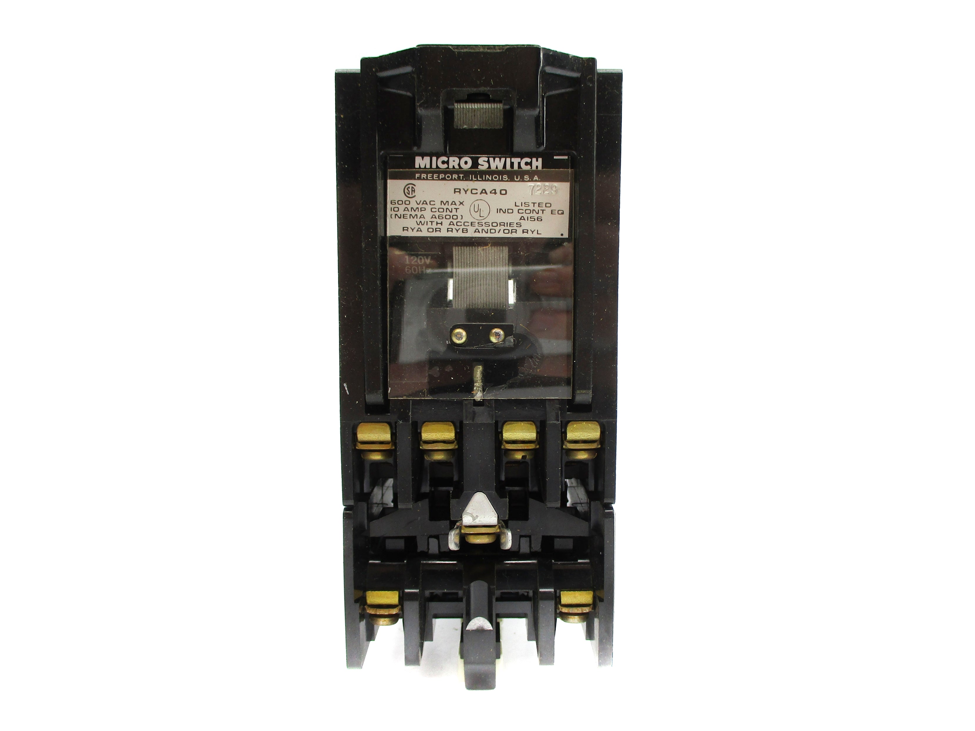 MICRO SWITCH RYCA40 RYAA20 600VAC 10A NSNP