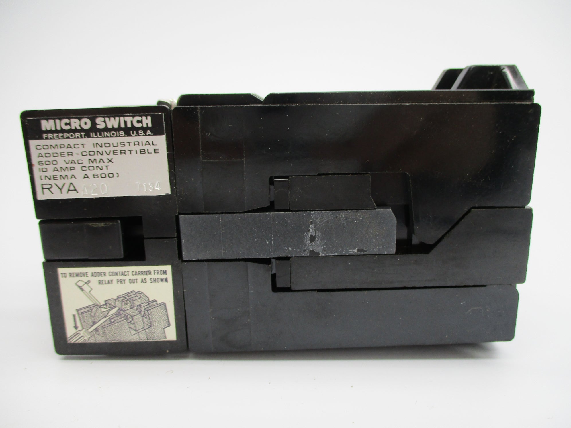 MICRO SWITCH RYCA40 RYAA20 600VAC 10A NSNP