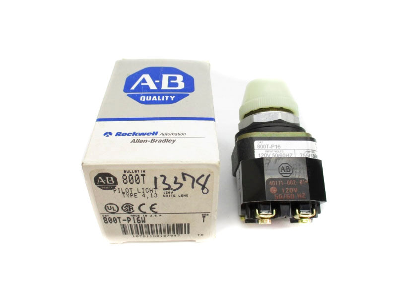 ALLEN BRADLEY 800T-P16W SER. T 120V (GY/BL) NSMP
