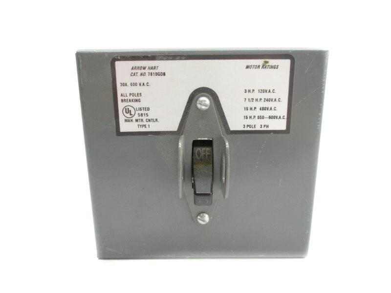 ARROW HART 7810GDB 600VAC 30A UNMP