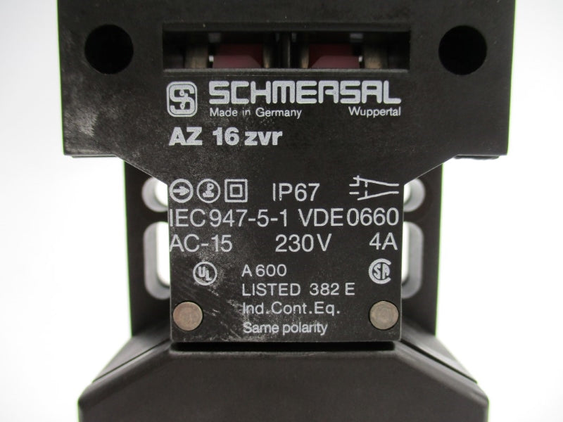 SCHMERSAL AZ16ZVR 230V 4A NSNP