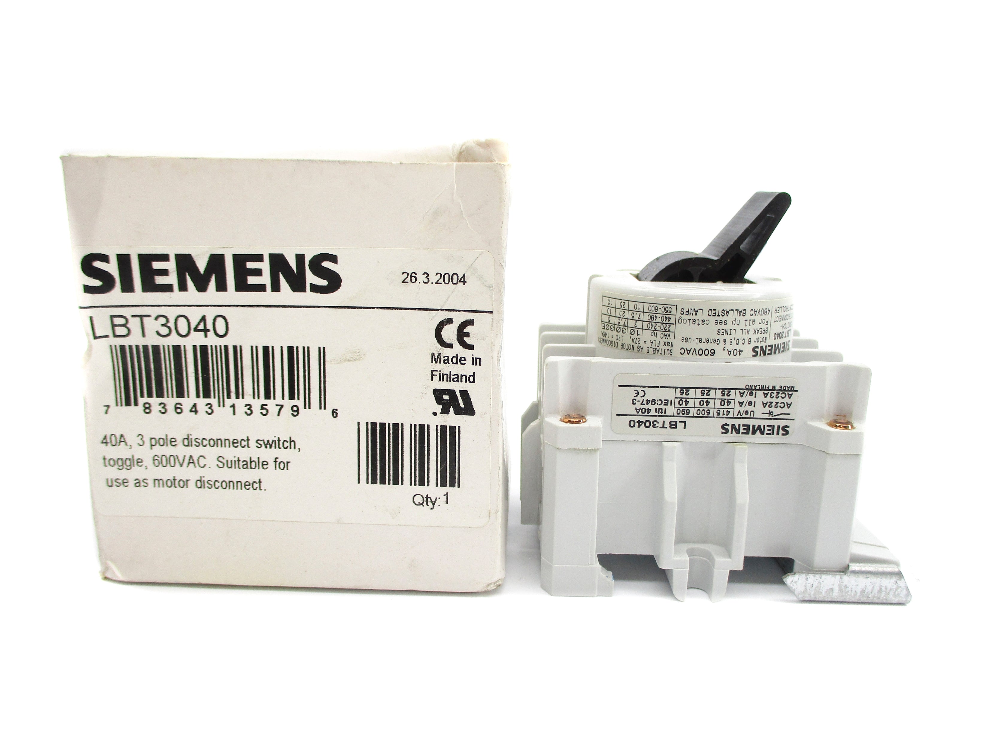 SIEMENS LBT3040 NSMP