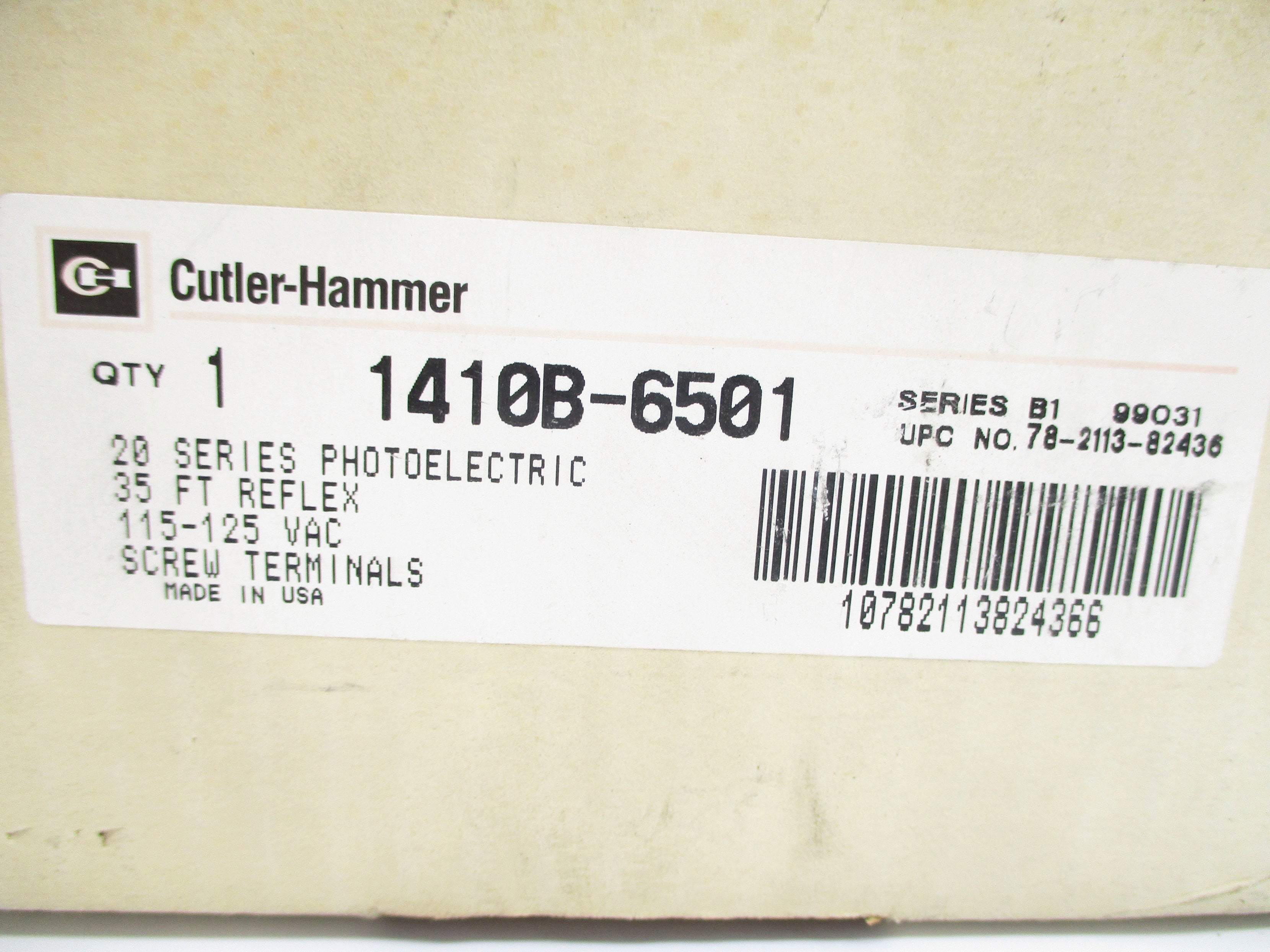 CUTLER HAMMER 1410B-6501 SER. B1 NSMP
