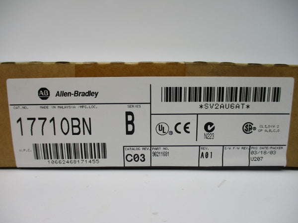 ALLEN BRADLEY 1771-OBN SER. B DATE: 2003 NSFS