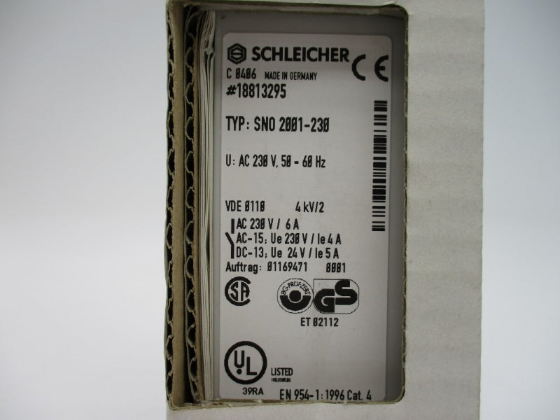 SCHLEICHER SNO2001-230 230VAC 6A NSMP
