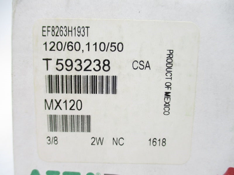 ASCO EF8263H193T 110/120V 146-157PSI 3/8" NSMP