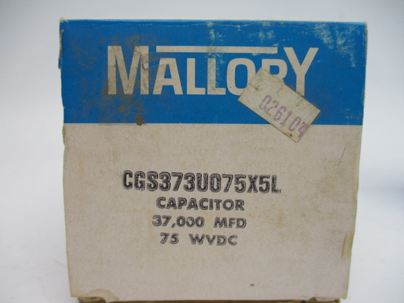 MALLORY CGS373U075X5L 75VDC NSMP