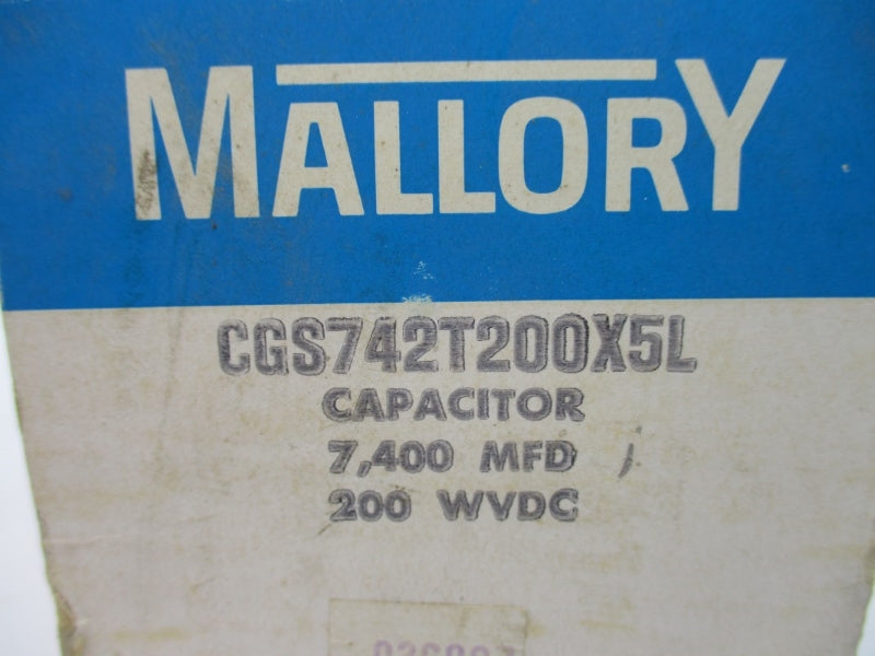 MALLORY CGS742T200X5L 200VDC NSMP