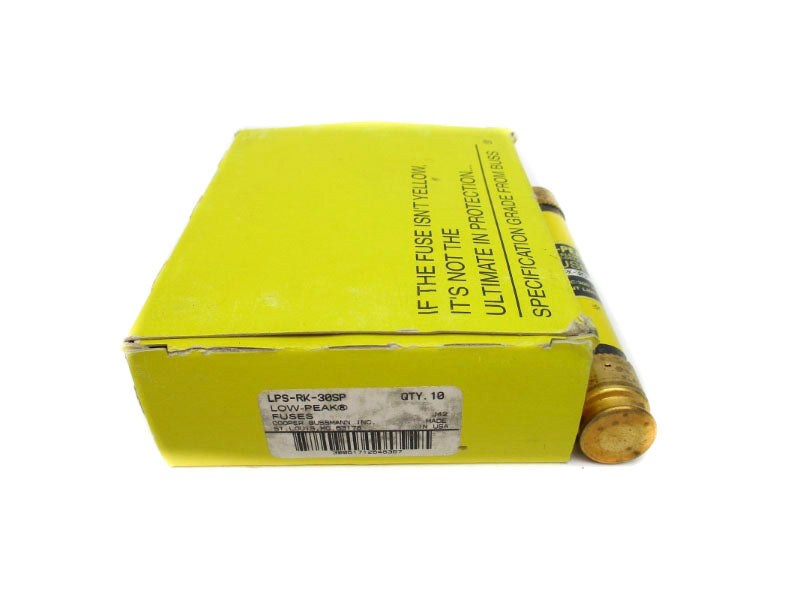 BUSSMANN LPS-RK-30SP 600VAC 30A (PKG OF 10) (YL/BL) NSMP