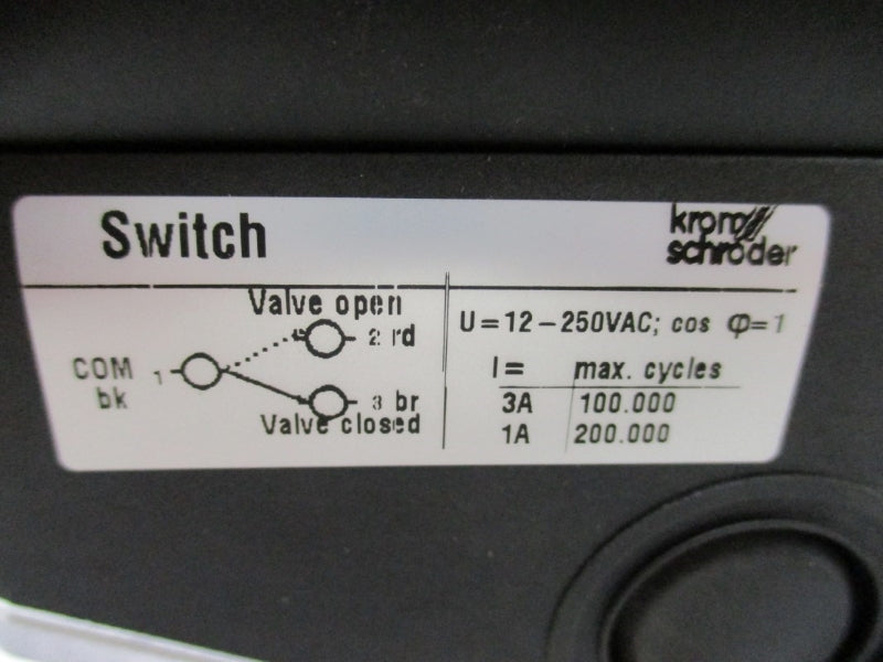 KROM SCHRODER VAS1T-/NQSR 88003766 120VAC 7PSI NSNP