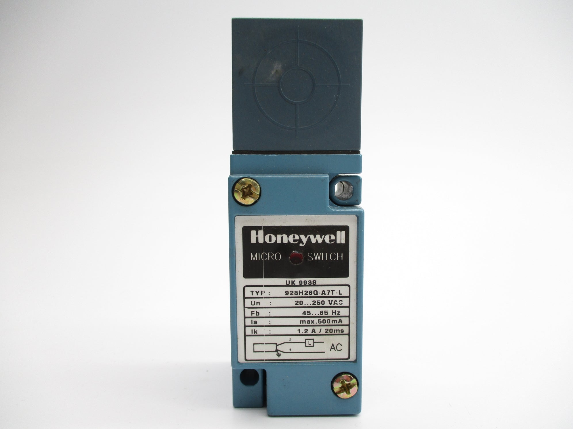 HONEYWELL 923H26Q-A7T-L 20-260VAC 1.2A NSMP