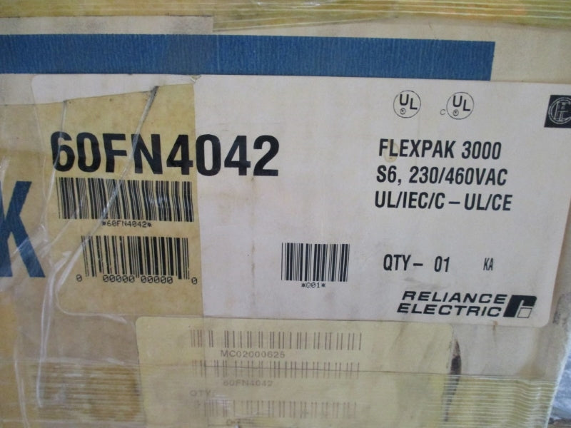 RELIANCE ELECTRIC 60FN4042 230/460VAC 94A NSMP