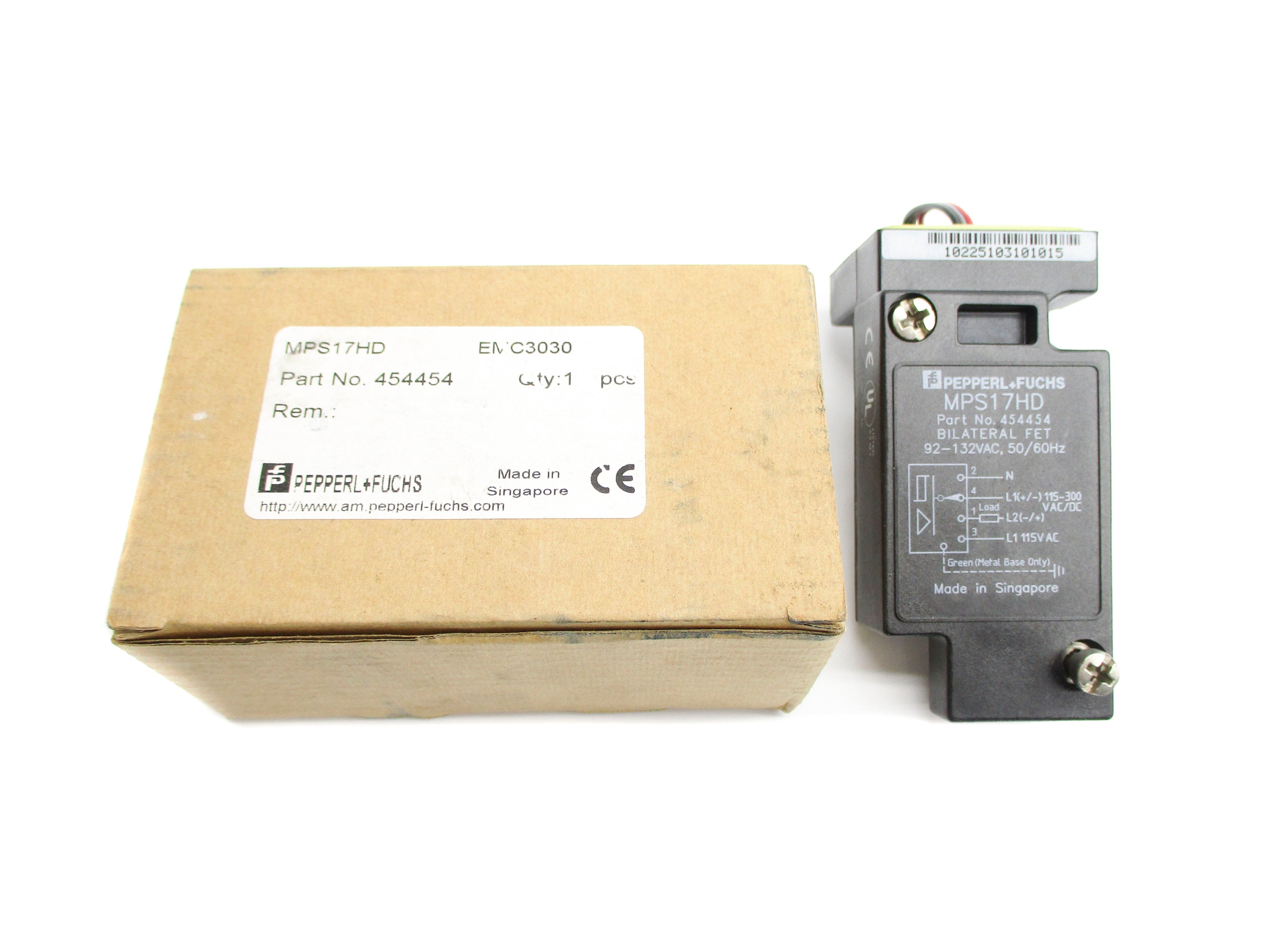 PEPPERL+FUCHS MPS17HD 454454 92-132VAC NSMP