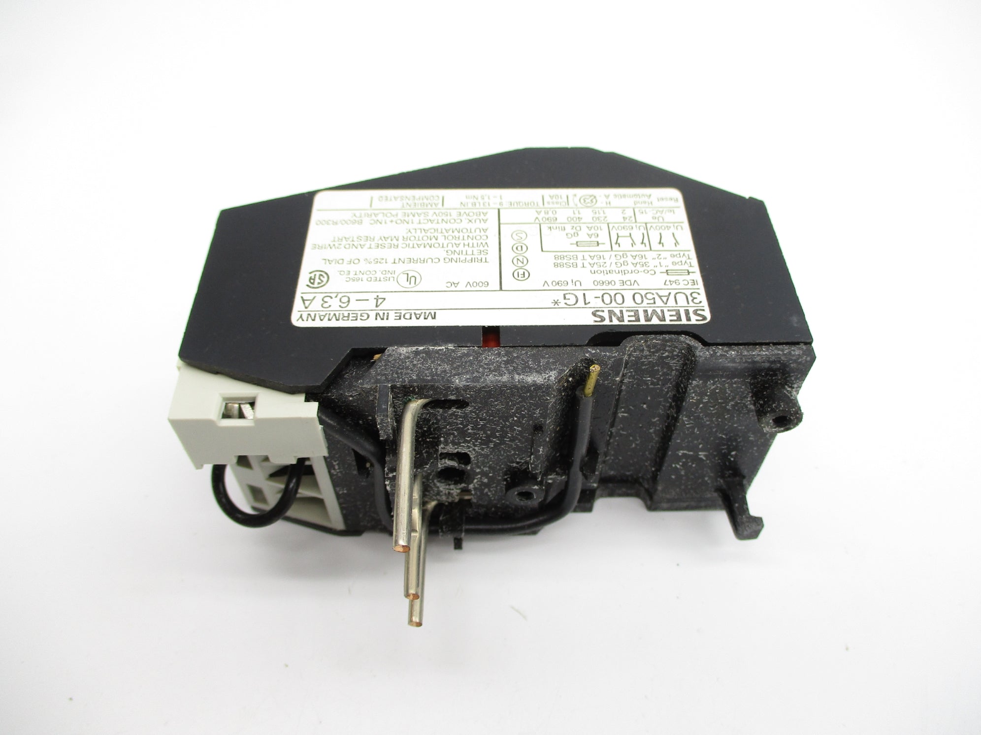 SIEMENS 3UA5000-1G 690V 4-6.3A NSMP