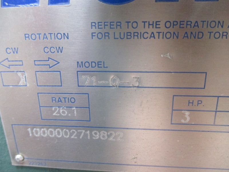 LIGHTNIN 71-Q-3 1000002719822 NSNP