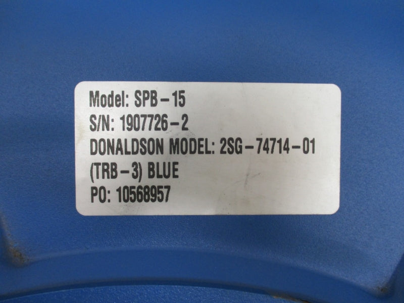 DONALDSON 2SG-74714-01 SPB-15 2SG-74714-01 W/ BALDOR VEM3559 230/460V 7.2/3.6A NSNP