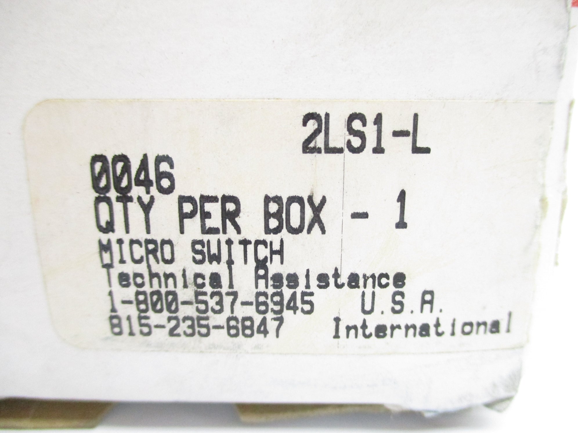 HONEYWELL 2LS1-L NSMP