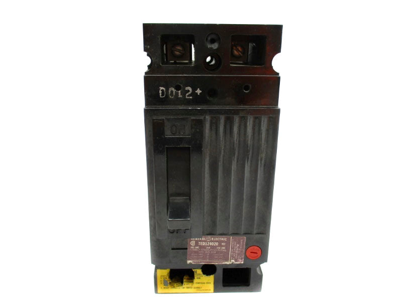 GENERAL ELECTRIC TED124020 480VAC 20A (AS PICTURED) NSNP