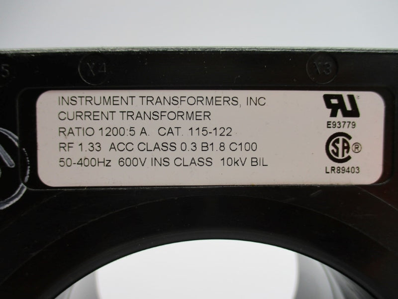 INSTRUMENT TRANSFORMERS 115-122 600V NSNP