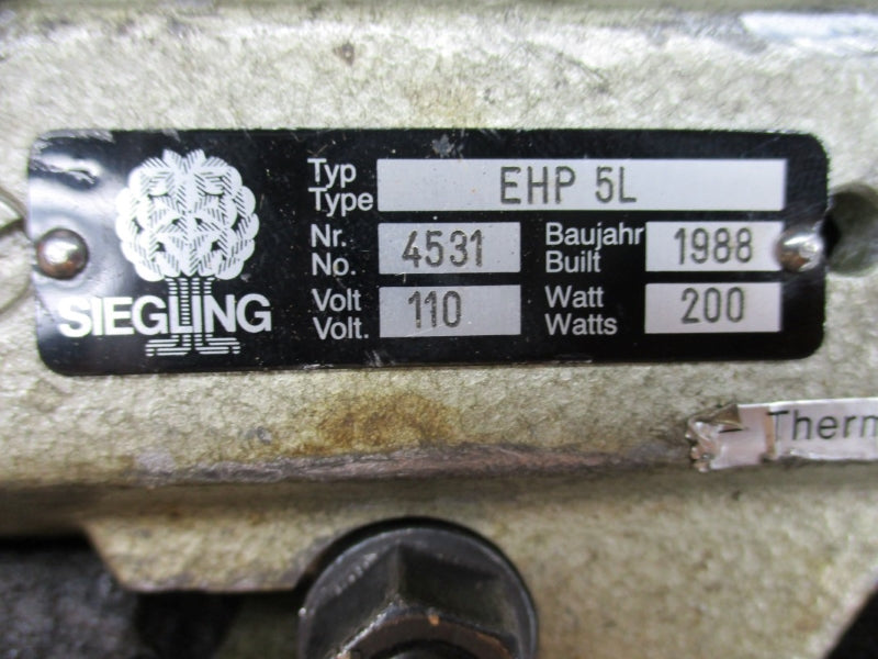 SIEGLING EHP5L 4531 110V UNMP