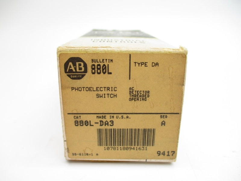 ALLEN BRADLEY 880L-DA3 SER. A 40-132VAC 0.33A (AS PICTURED) (BK/YL) NSMP
