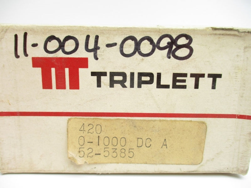 TRIPLETT 420 0-1000DCA NSMP