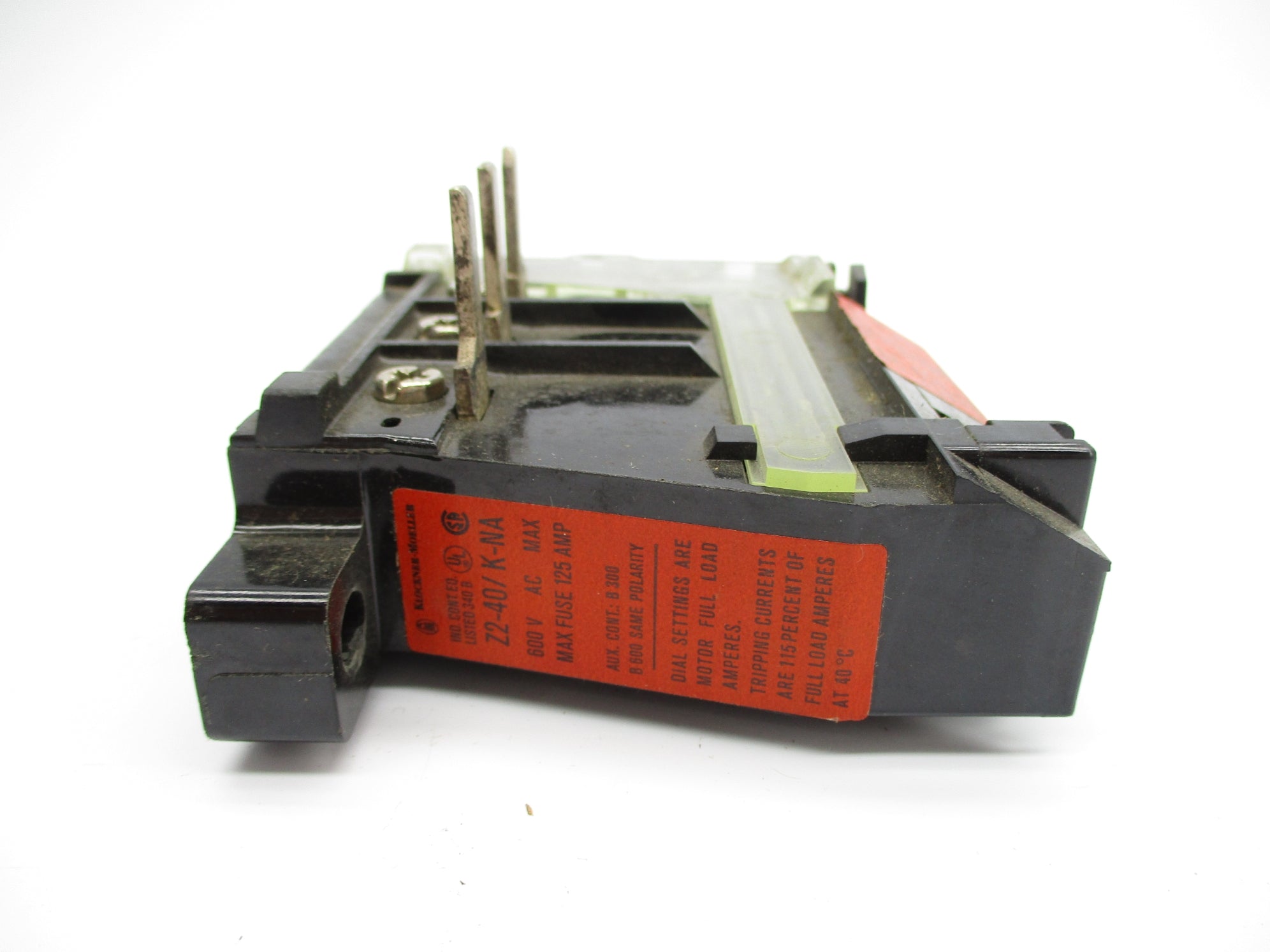 KLOCKNER MOELLER Z2-40/K-NA 600VAC 125A NSNP